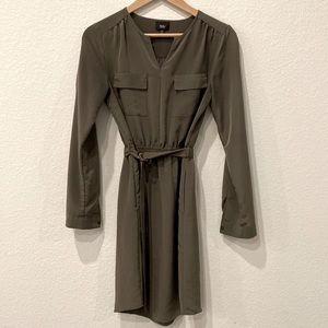 Green Long Sleeve Dress
